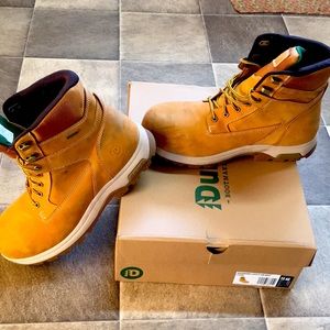 Size 13 6E Dunham 8000 6 inch safety toe boot.  Wheat color.